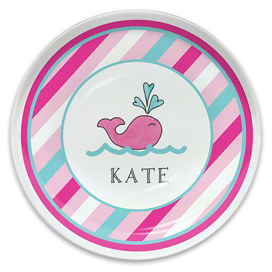 Preppy Whale Childen's ThermoSaf® Plate